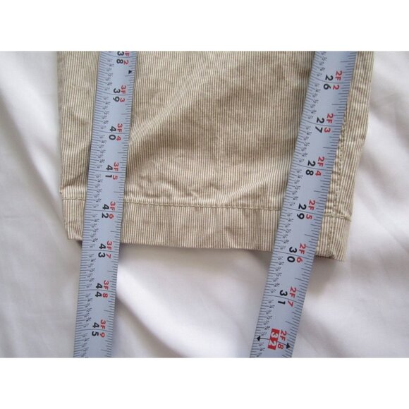 Men Banana Republic Relaxed Tapered Fit Cotton Stripes Pants Sz 36x30 (MP332) - Picture 5 of 9